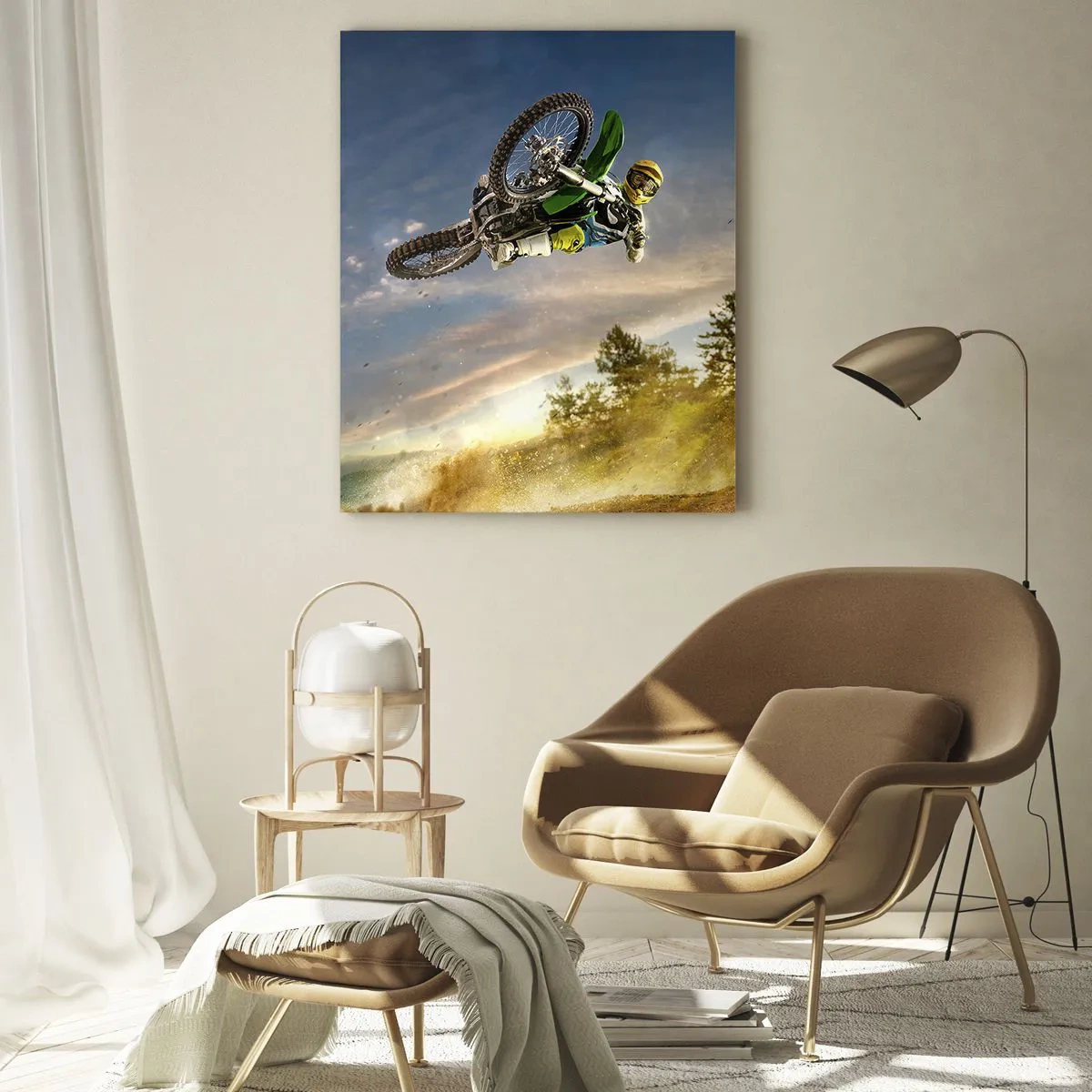 Quadro em vidro - Hora da aventura! - 50x70 cm