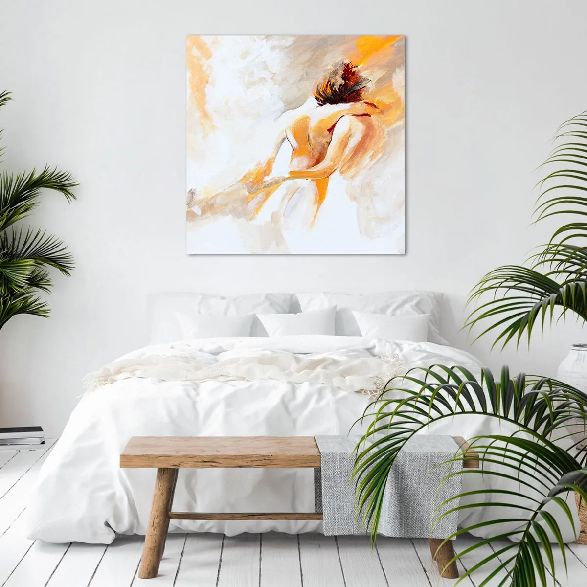 Quadro em tela - No céu da proximidade - 50x50 cm