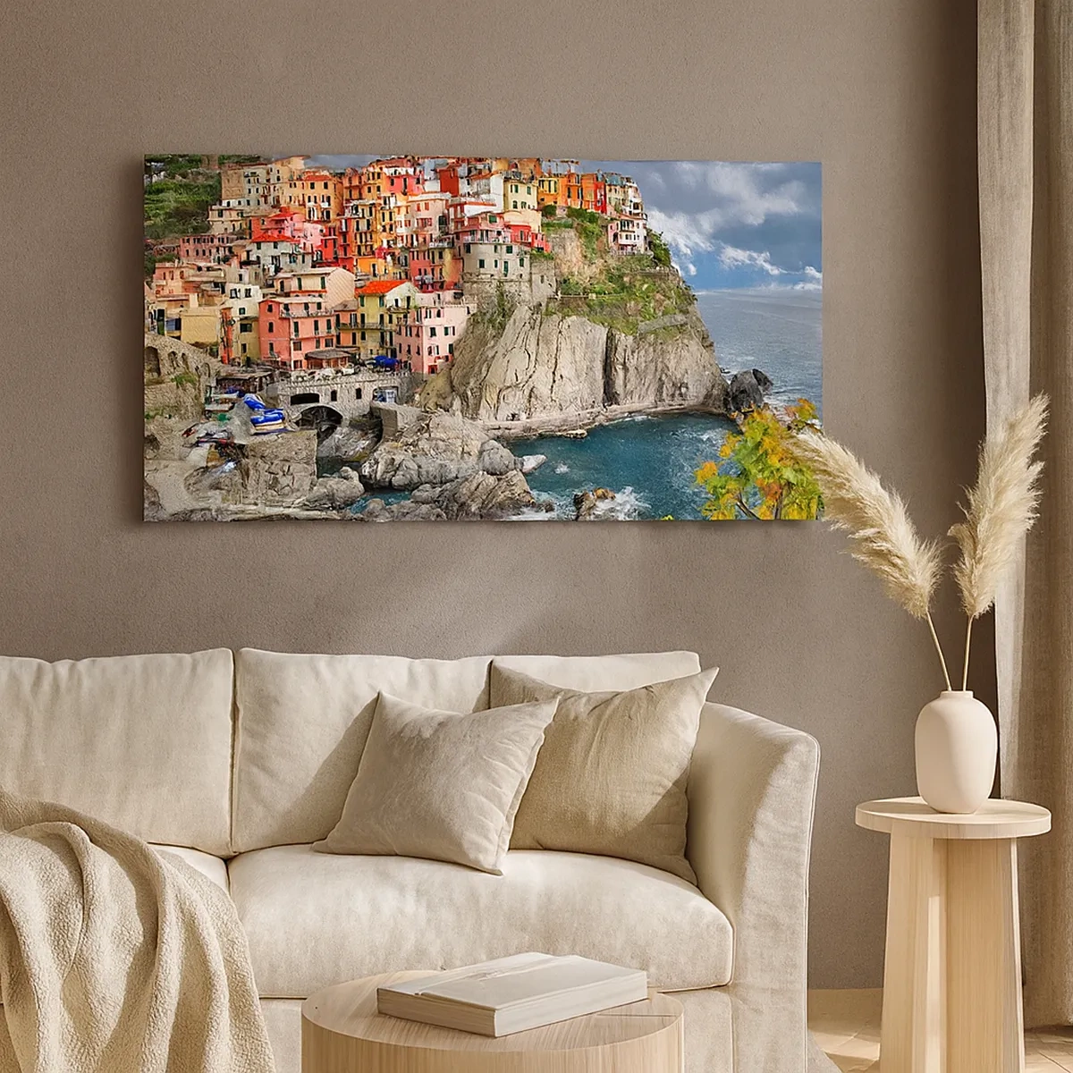 Quadro em tela - Um aglomerado nas rochas - 30x30 cm