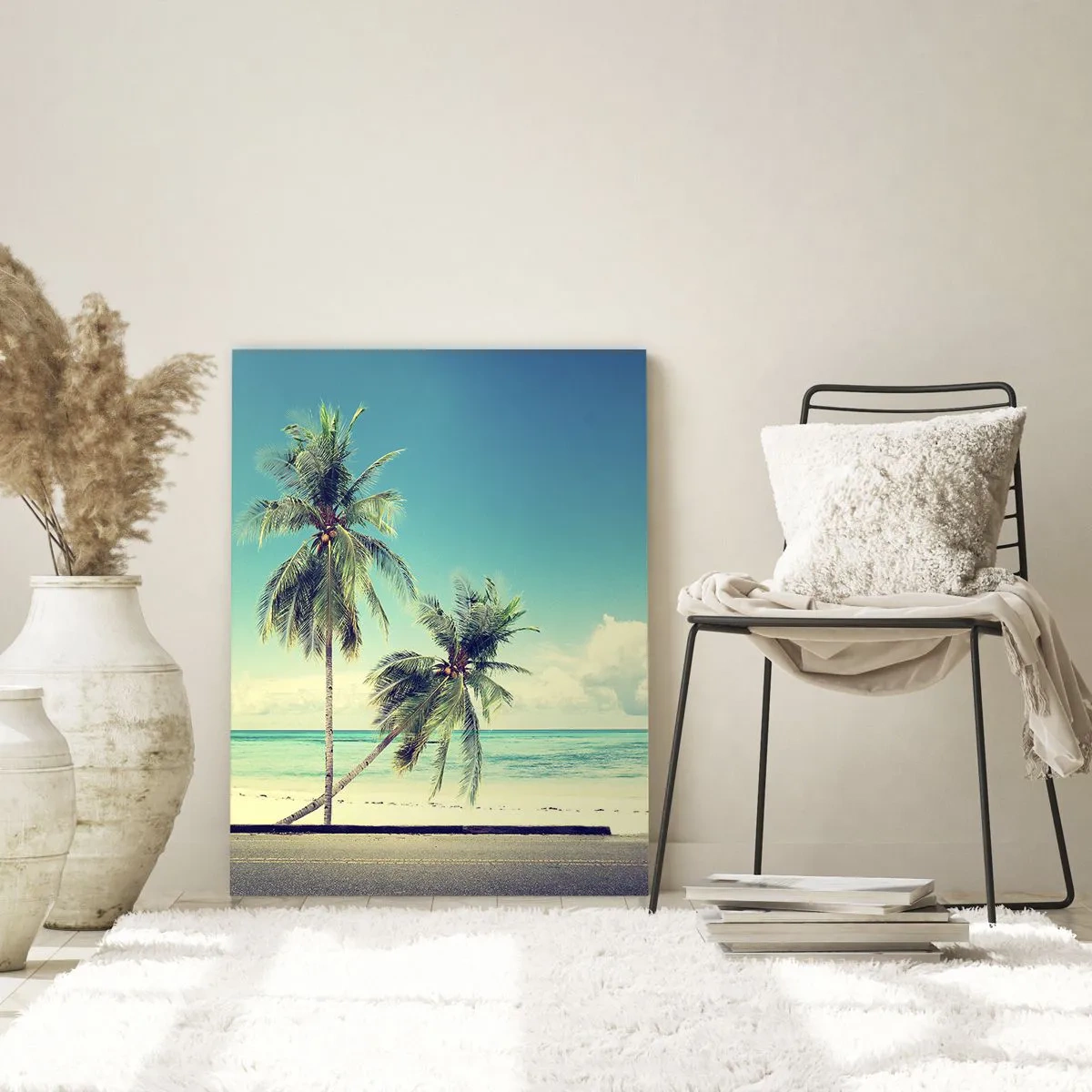 Quadro em vidro - Está na hora das férias - 50x70 cm