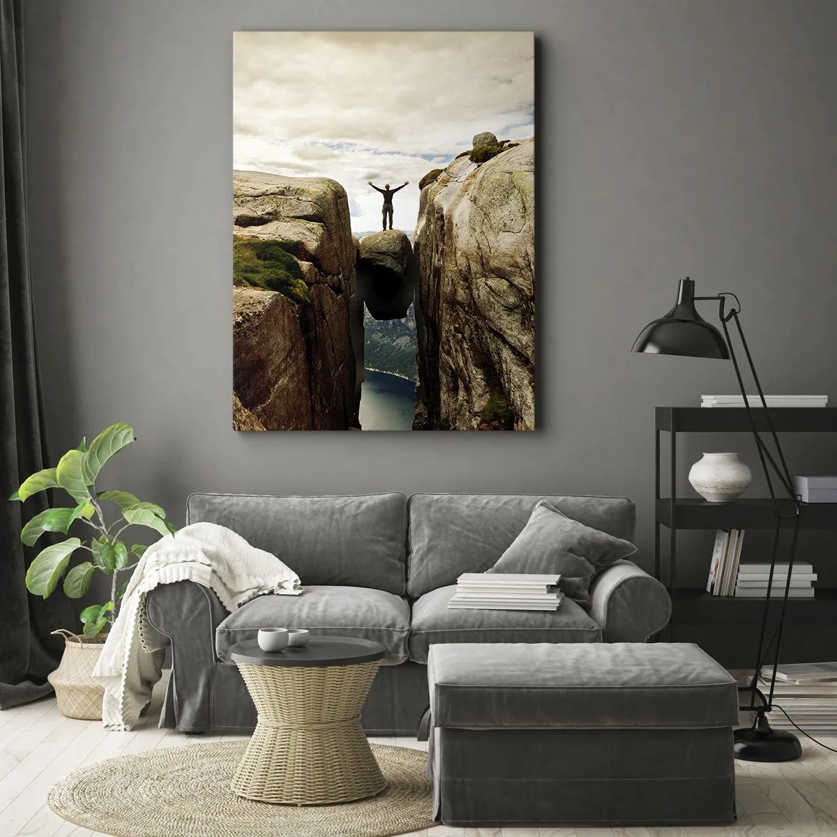 Quadro em tela - Como me sinto?! - 70x100 cm