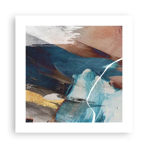 Pôster - Com elegância e energia - 40x40 cm