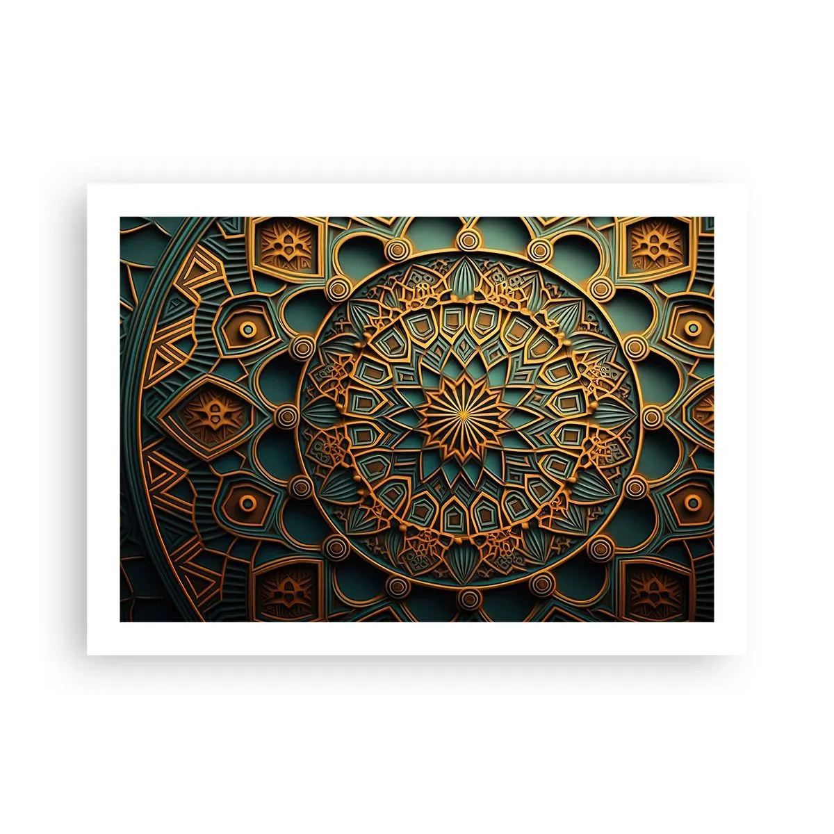 Pôster - Em uma atmosfera árabe - 70x50 cm