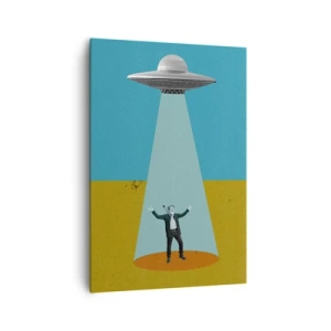 Quadro em tela - Encontro próximo - 70x100 cm