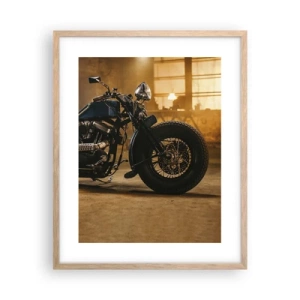 Pôster com moldura de carvalho claro - Tudo posso - 40x50 cm