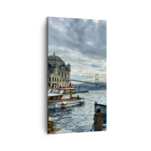 Quadro em tela - Na fronteira dos mundos - 45x80 cm