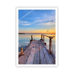 Pôster - Caminhando em direção ao sol - 70x100 cm