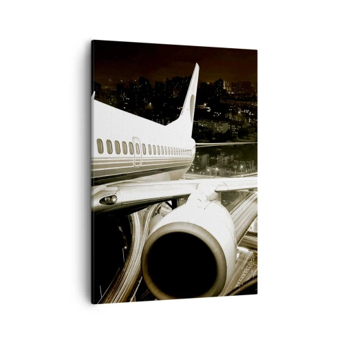 Quadro em tela - Voar para a noite - 50x70 cm