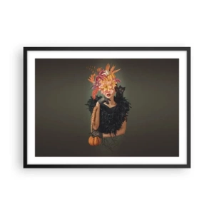 Pôster com moldura preta - O feitiço da bruxa - 70x50 cm