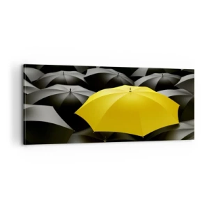 Quadro em tela - Adeus à tristeza - 100x40 cm