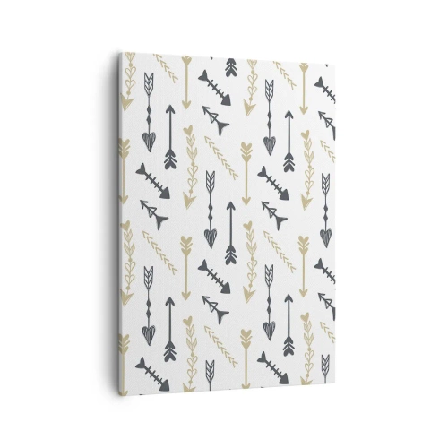 Quadro em tela - O sonho do arqueiro - 50x70 cm