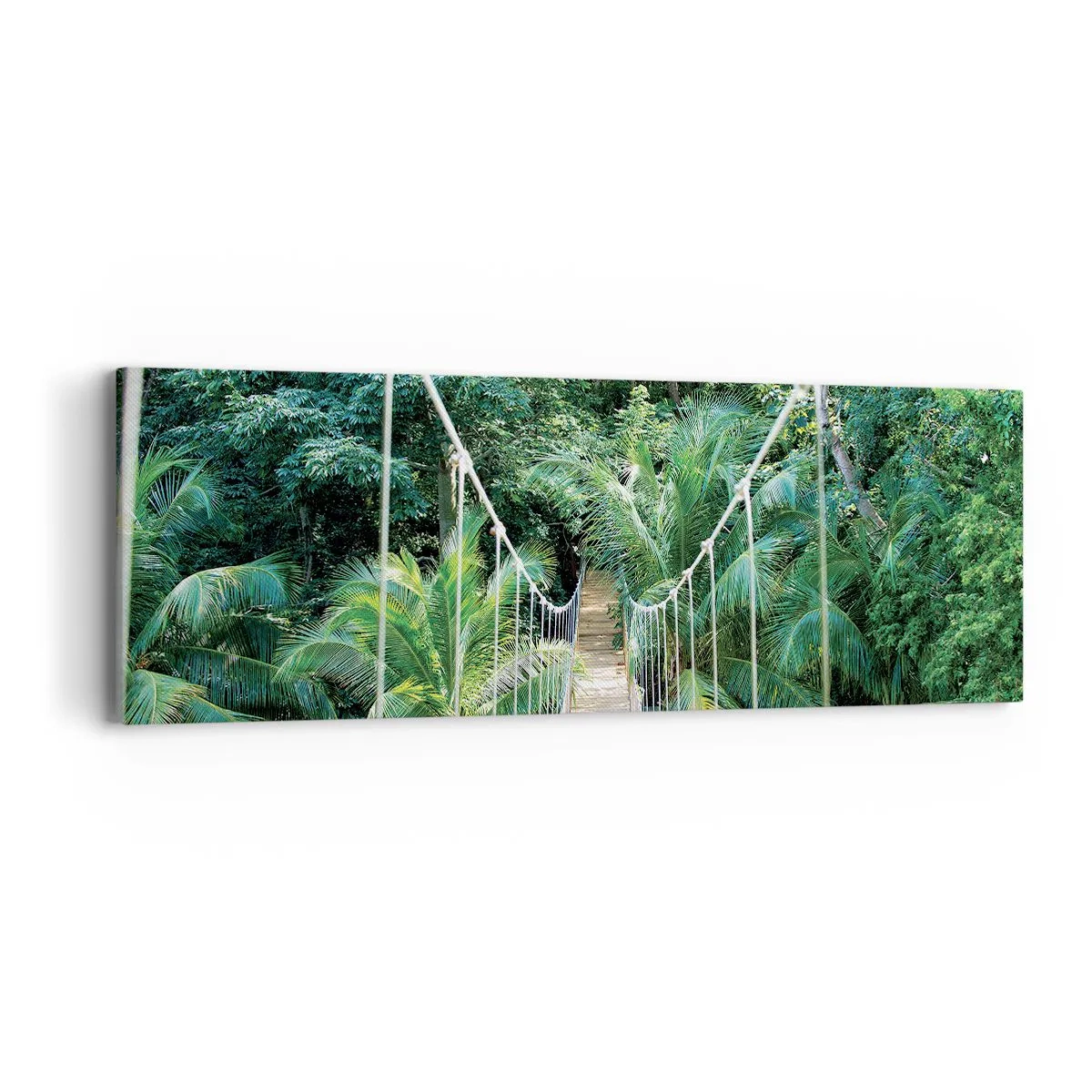 Quadro em tela - Bem-vindo à selva! - 90x30 cm