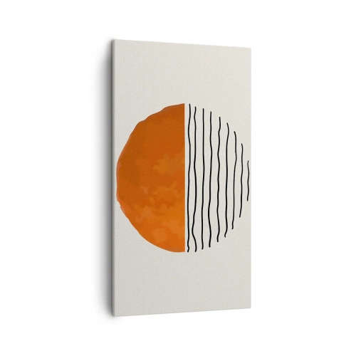 Quadro em tela - No clima japonês - 45x80 cm