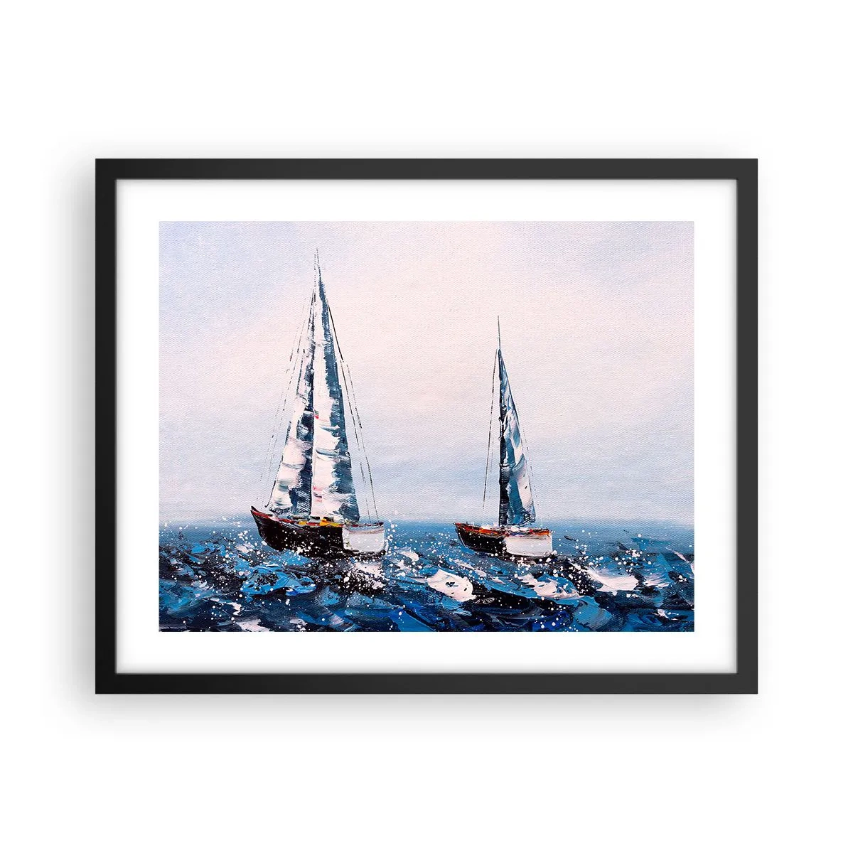 Pôster com moldura preta - Irmandade do vento - 50x40 cm