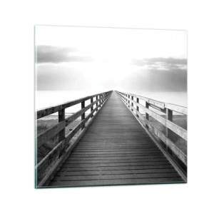 Quadro em vidro - Para longe... - 50x50 cm