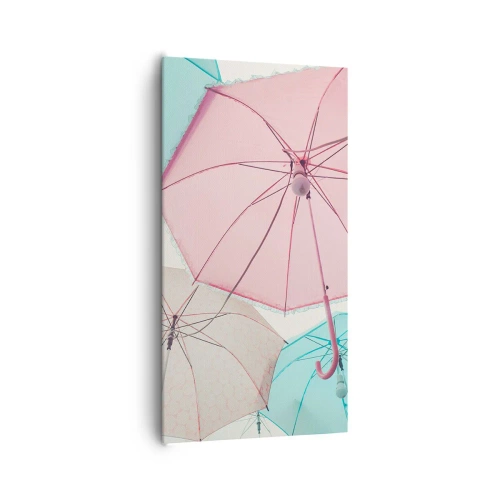 Quadro em tela - Às vezes sol, às vezes chuva - 65x120 cm