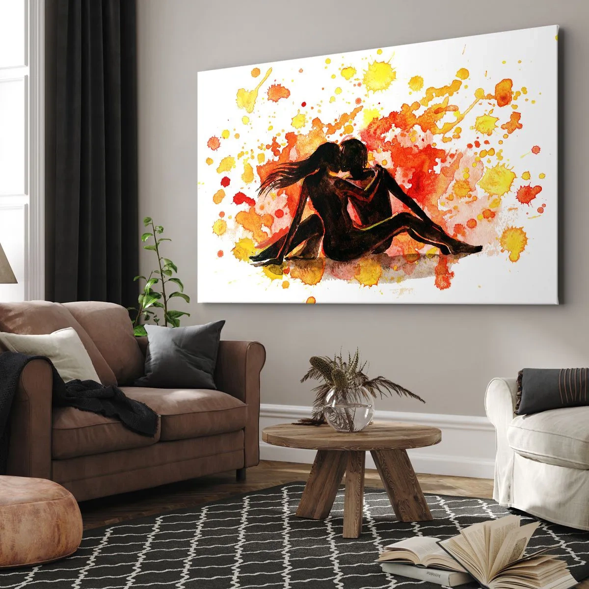 Quadro em tela - E fez-se a luz - 120x80 cm