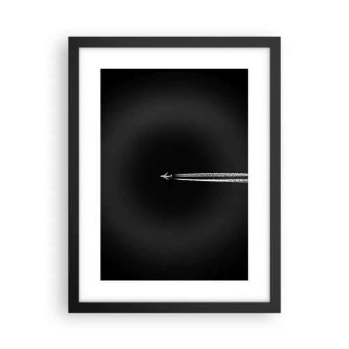 Pôster com moldura preta - Em outra dimensão - 30x40 cm