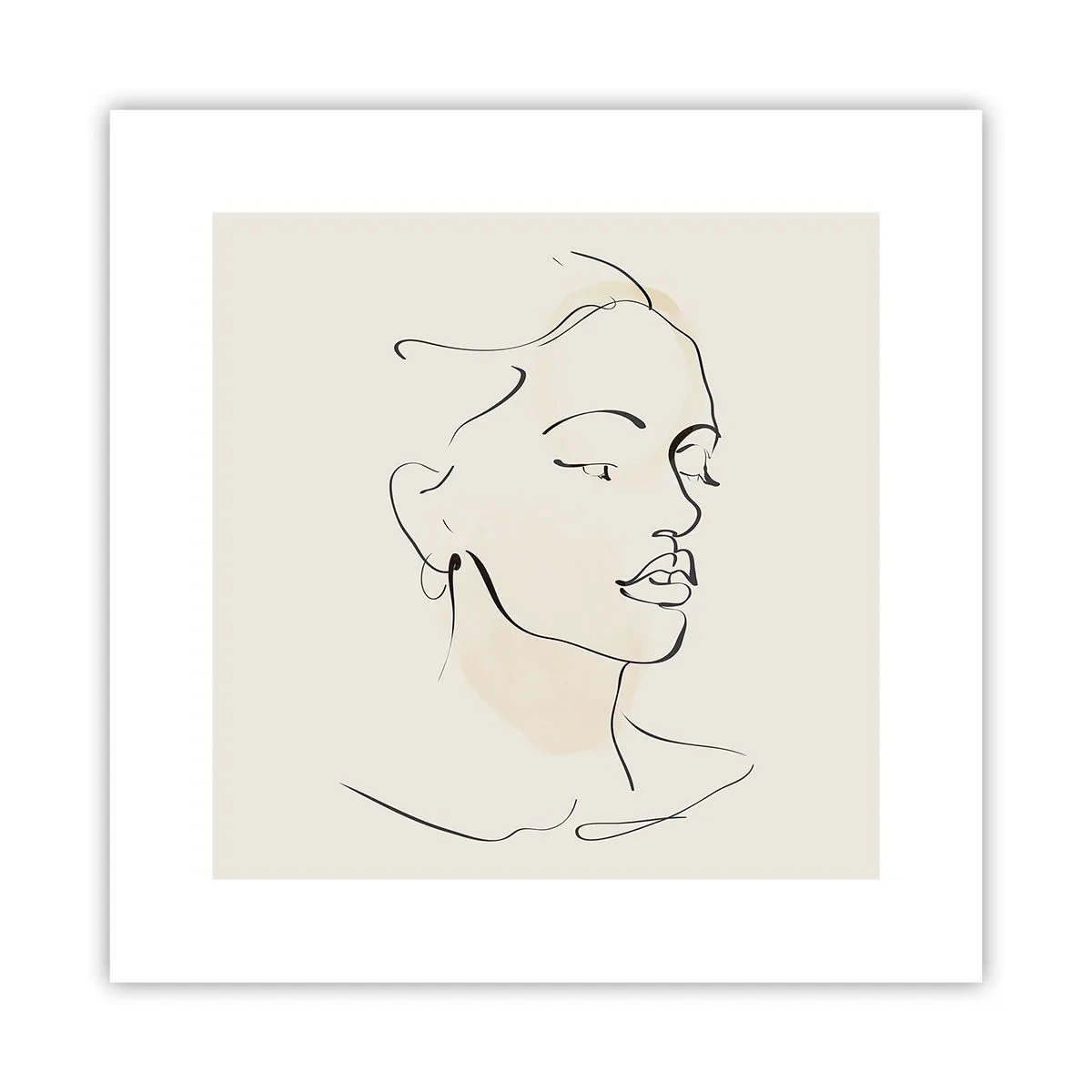 Pôster - Uma certa linha - 30x30 cm