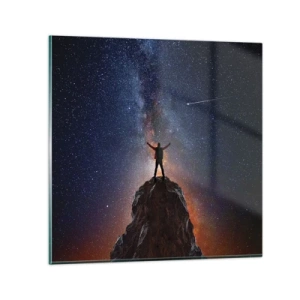 Quadro em vidro - A força está comigo! - 40x40 cm