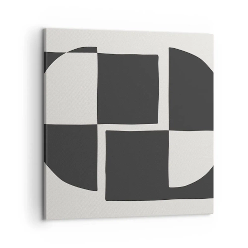 Quadro em tela - Antítese – síntese - 60x60 cm