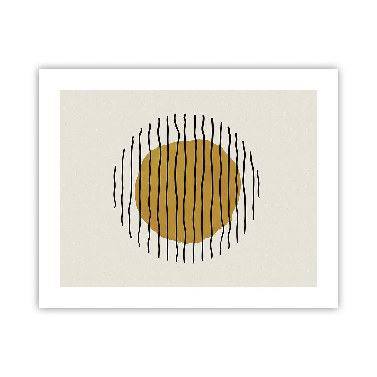 Pôster - Abstração a tremer com o calor - 50x40 cm