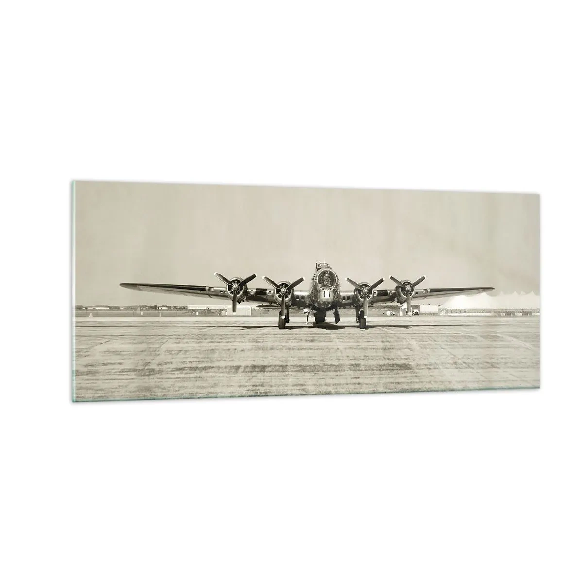 Quadro em vidro - Pronto como sempre  - 100x40 cm