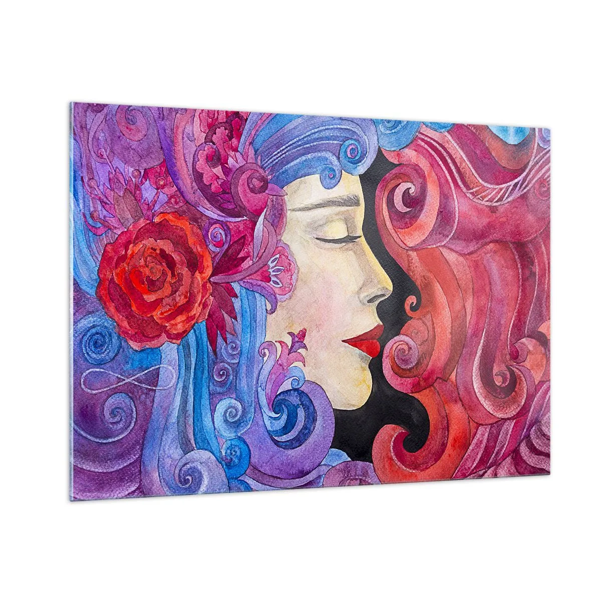 Quadro em vidro - Secessão ainda viva - 100x70 cm