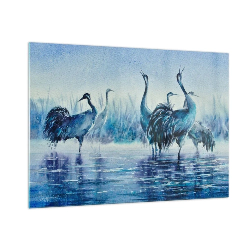 Quadro em vidro - Reunião matinal - 100x70 cm