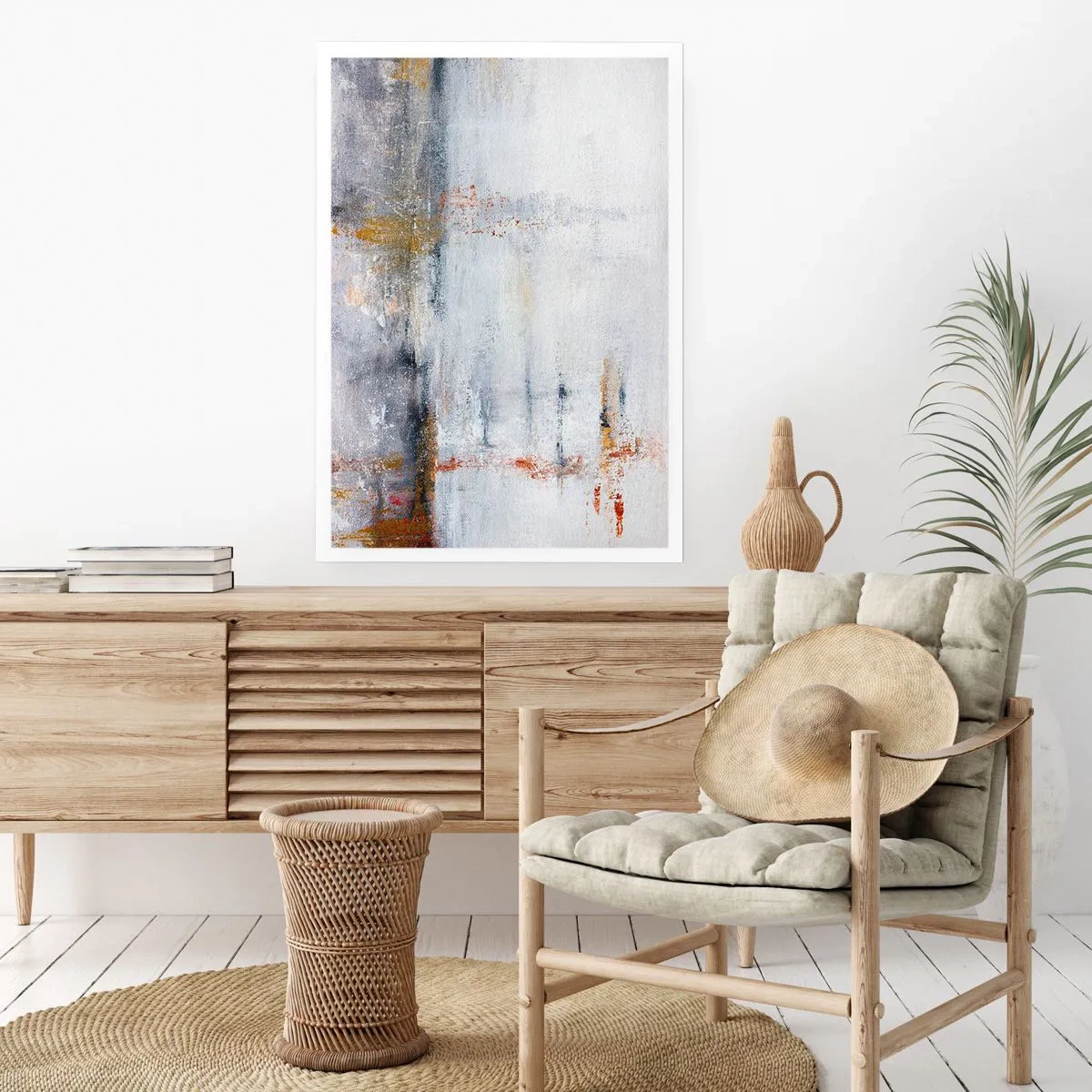 Pôster - Atrás da cortina de ar - 50x70 cm