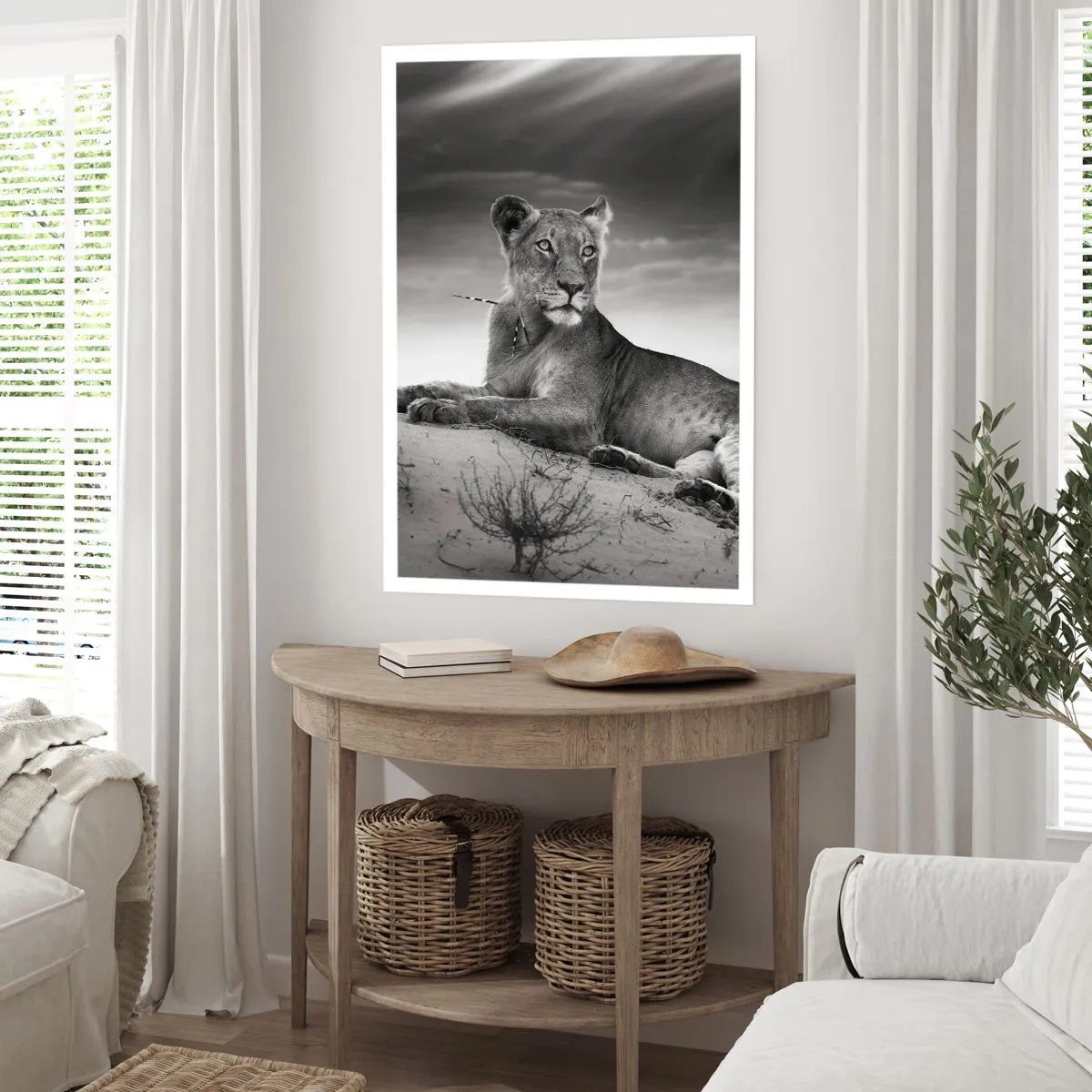 Pôster - Descanso da Rainha do Deserto - 50x70 cm
