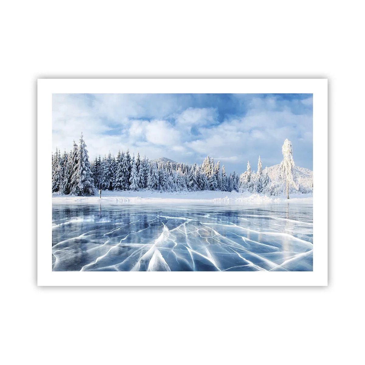 Pôster - Vista deslumbrante e cristalina - 70x50 cm