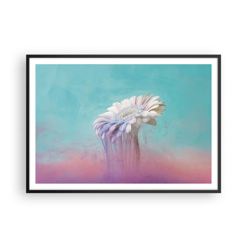 Pôster com moldura preta - O submundo das flores - 100x70 cm