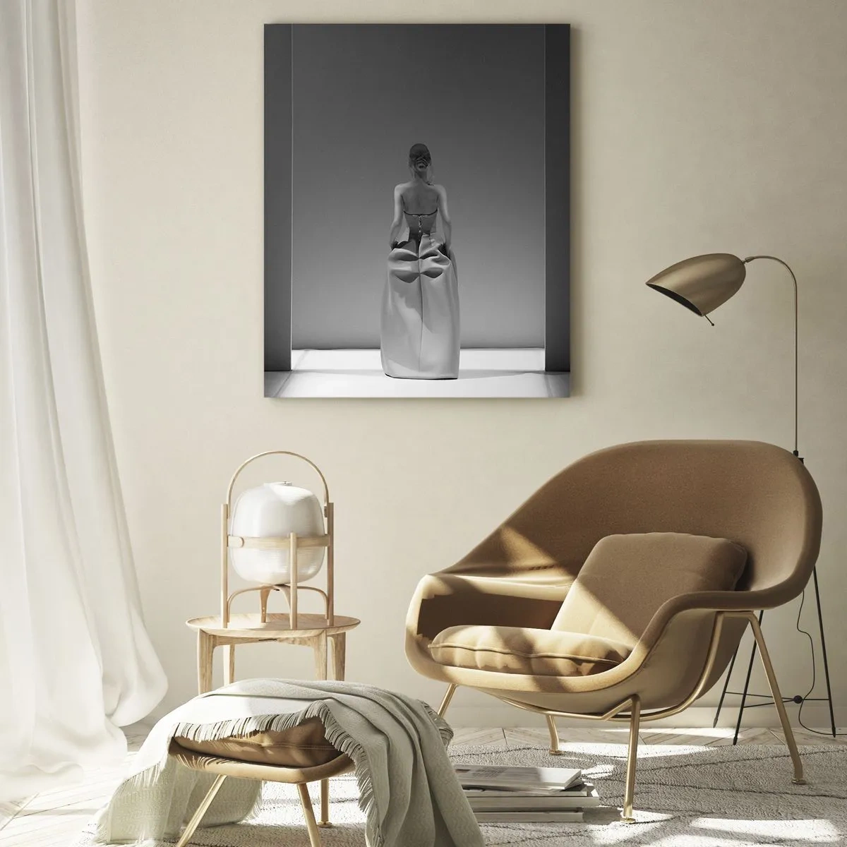 Quadro em vidro - Simplicidade refinada - 80x120 cm