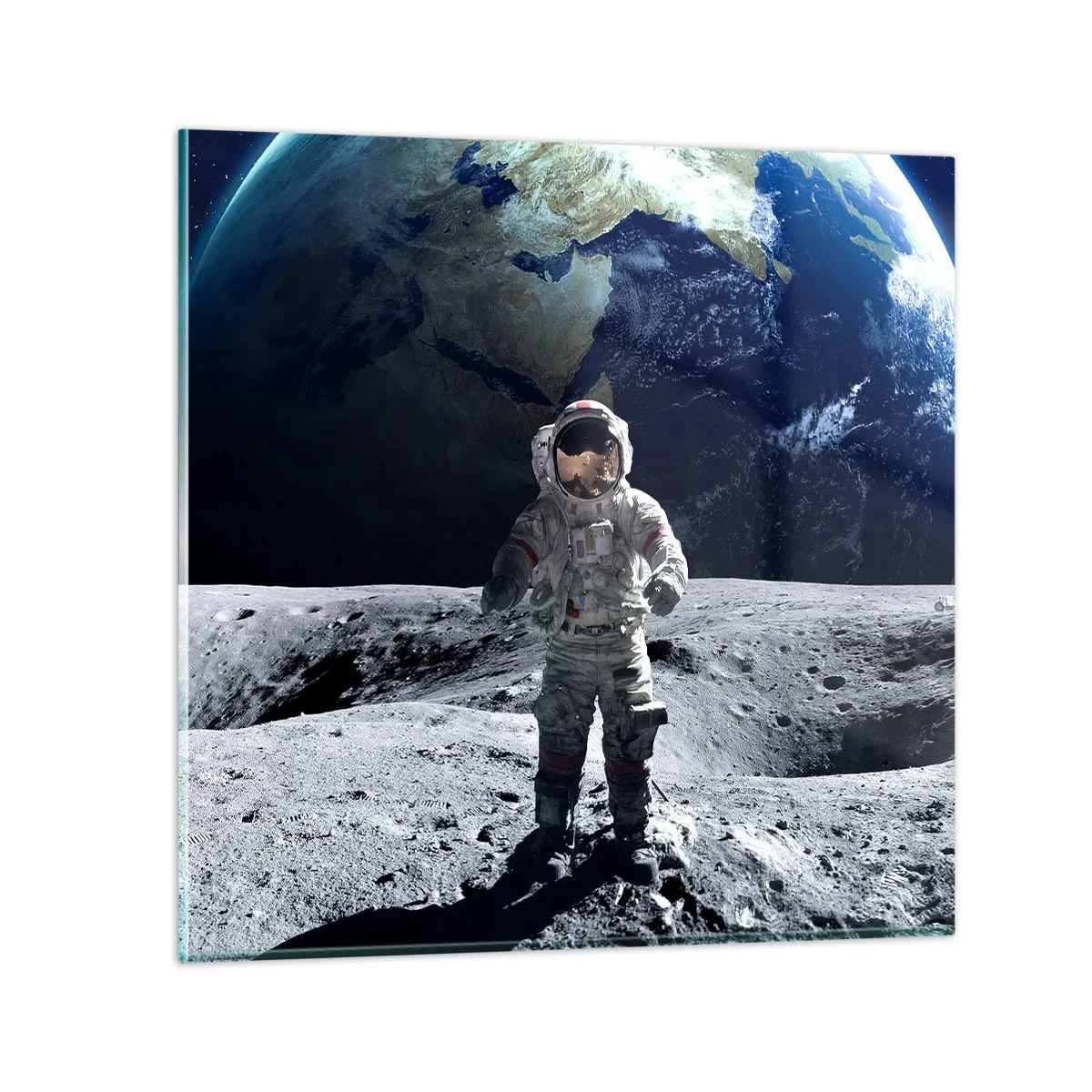 Quadro em vidro - Saudações da Lua - 30x30 cm