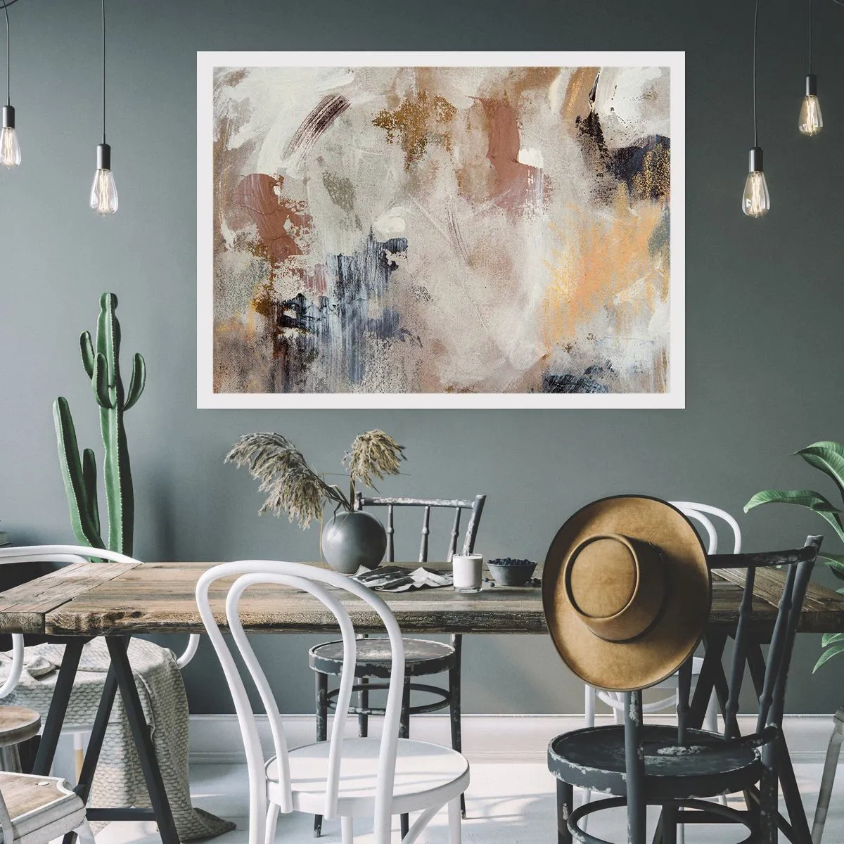 Pôster - Abstração enevoada - 70x50 cm
