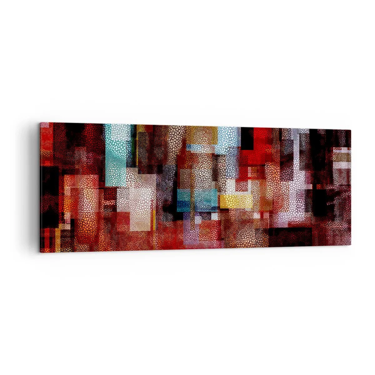 Quadro em tela - Uma grande confusão - 140x50 cm