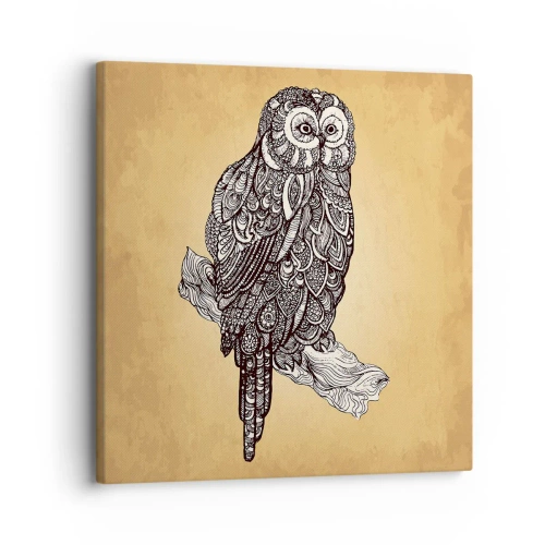 Quadro em tela - Ornamentos intrincados de sabedoria - 30x30 cm