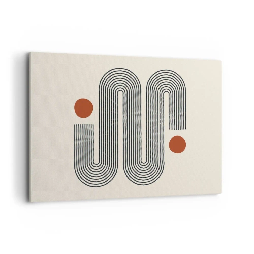 Quadro em tela - Do início ao fim - 100x70 cm