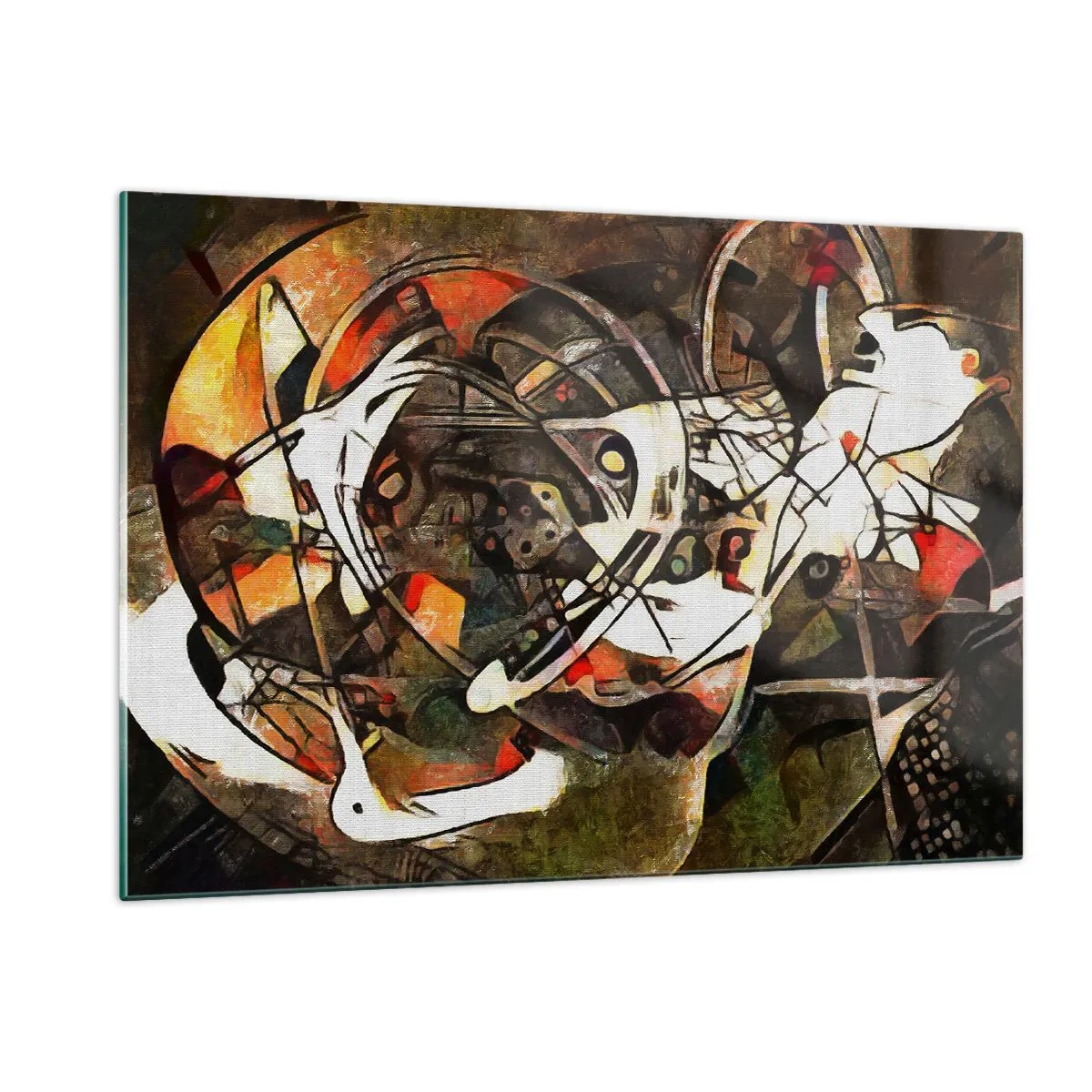 Quadro em vidro - Consegue ouvir o movimento? - 120x80 cm