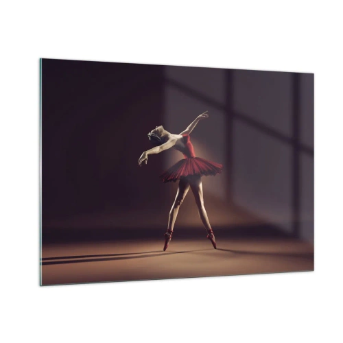 Quadro em vidro - Prima ballerina - 100x70 cm