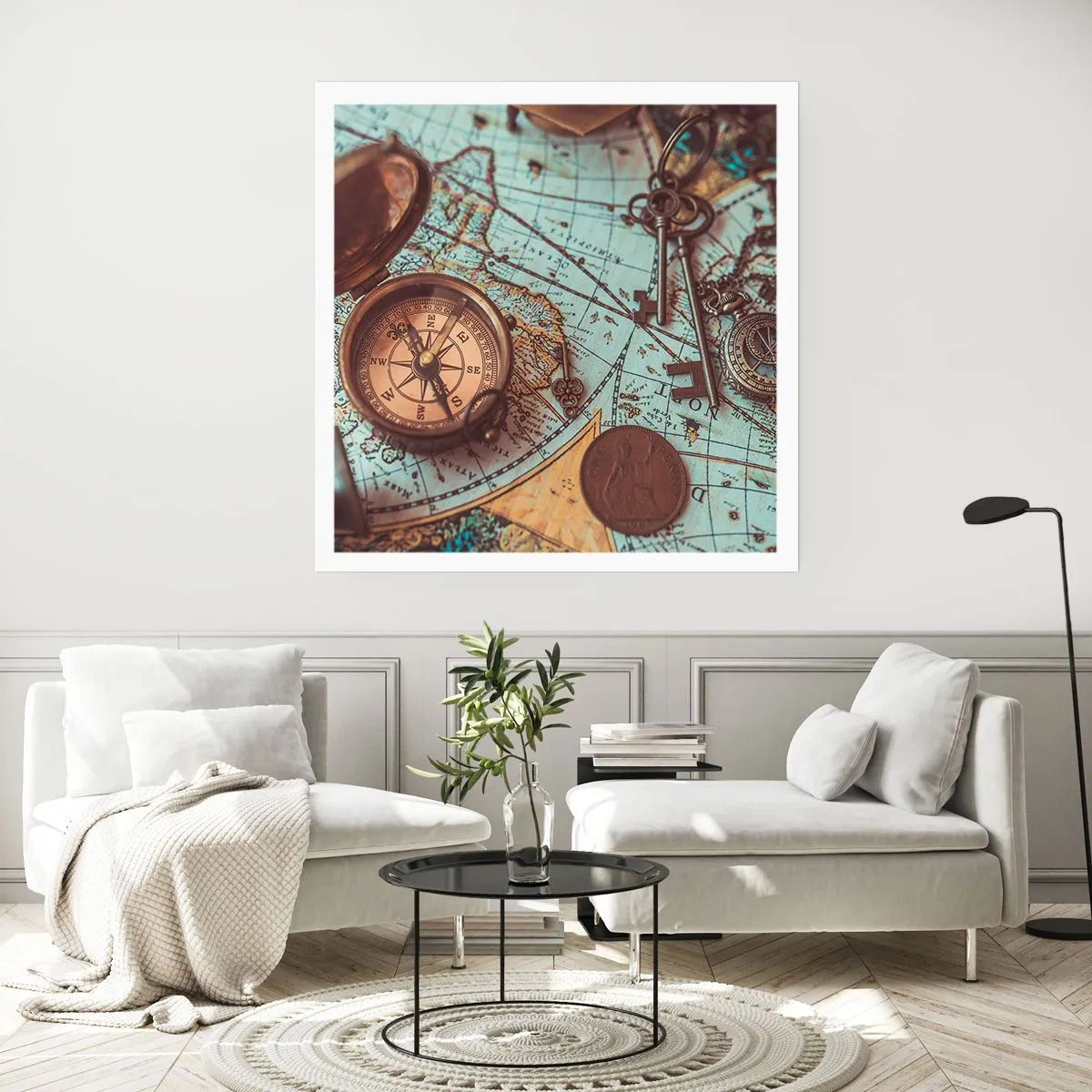 Pôster - Para o aventureiro - 40x40 cm