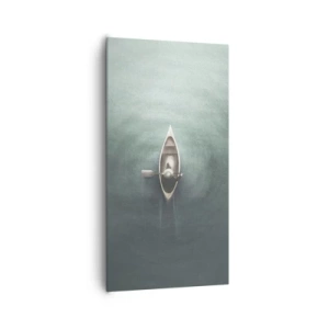 Quadro em tela - Através do lago da lua - 65x120 cm