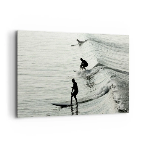 Quadro em tela - Para conhecer a onda - 100x70 cm