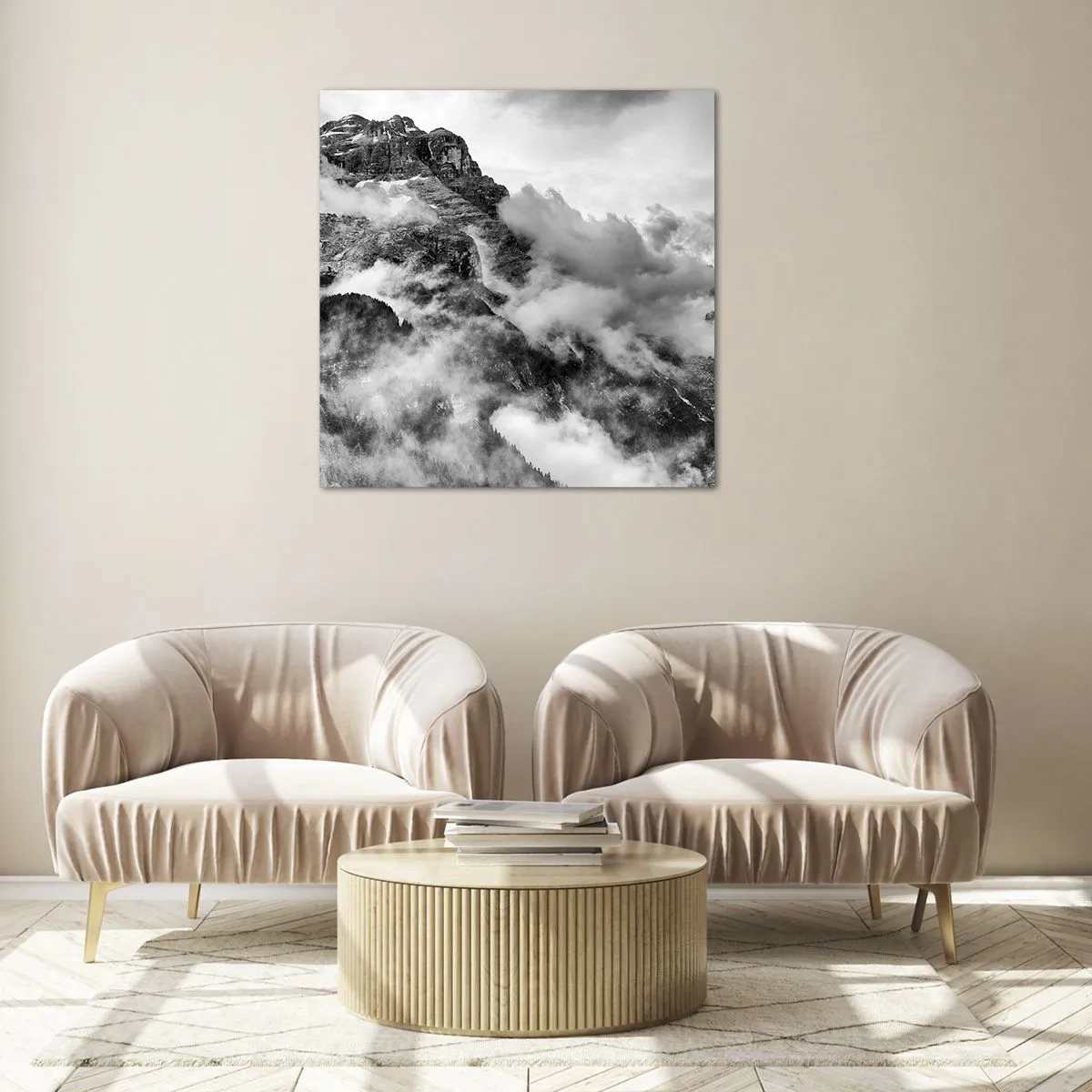 Quadro em vidro - Bonitas e cruéis - 40x40 cm