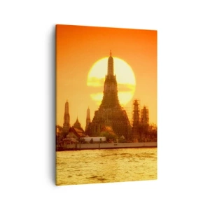 Quadro em tela - Rumo ao sol, sempre em direção ao sol - 50x70 cm