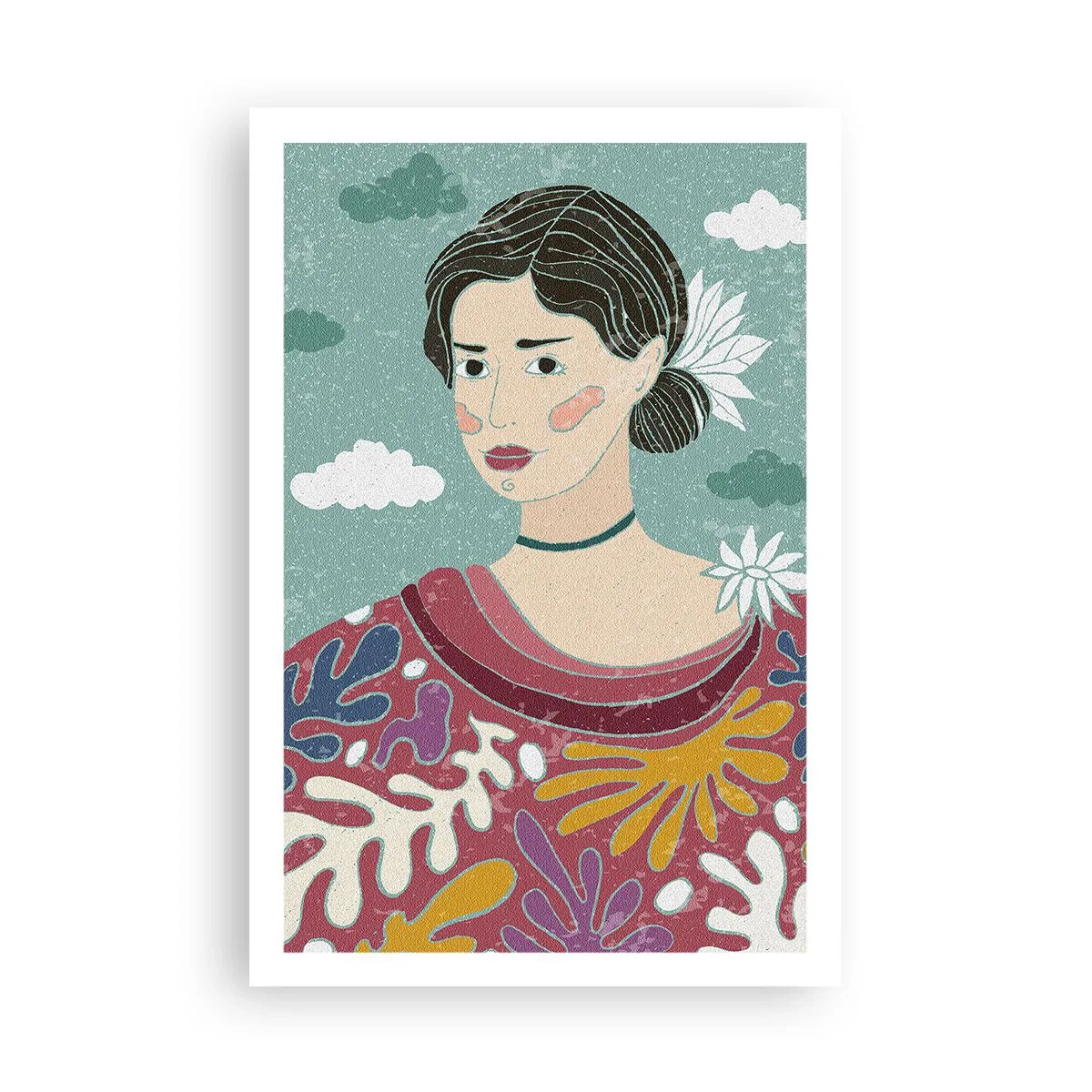 Pôster - Com melancolia nos olhos - 61x91 cm