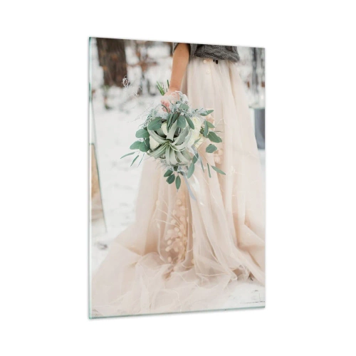 Quadro em vidro - E viveram felizes para sempre - 50x70 cm