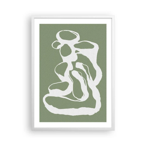 Pôster em moldura branca - A chamada do espaço - 50x70 cm