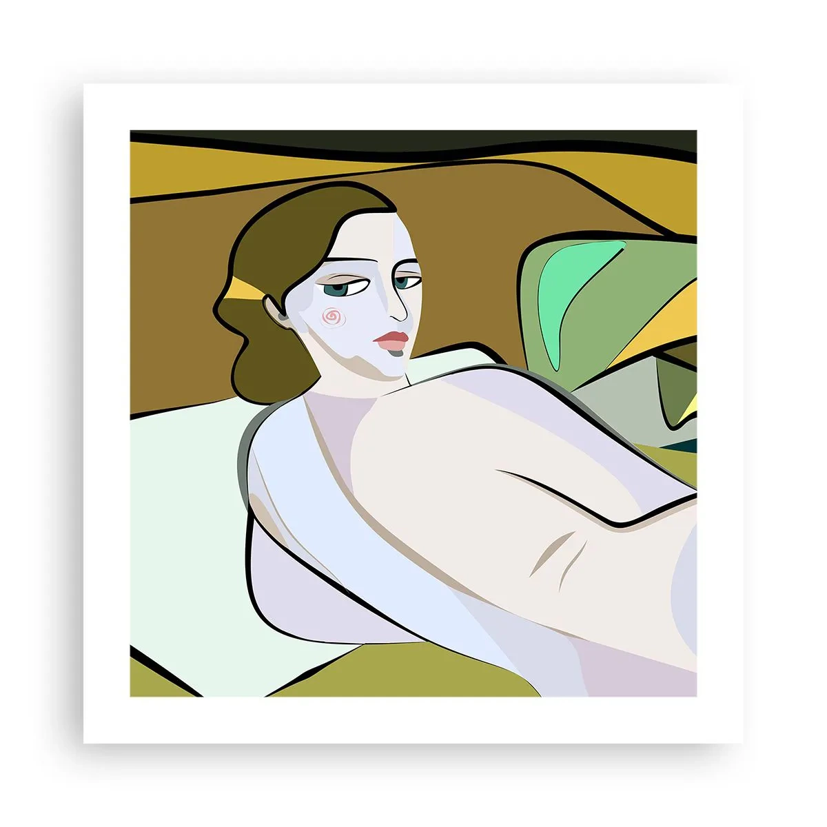 Pôster - Retrato íntimo - 50x50 cm